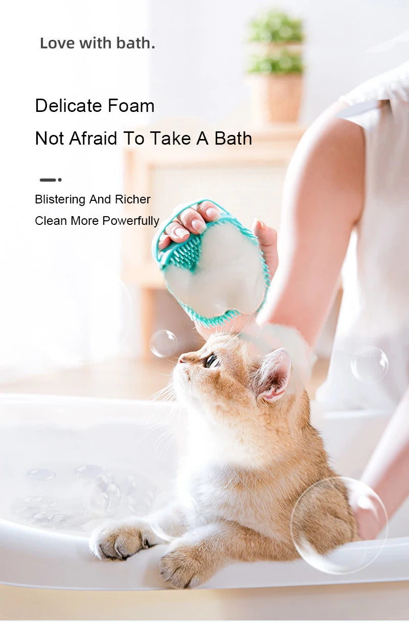 Silicone Pet Bath Brush