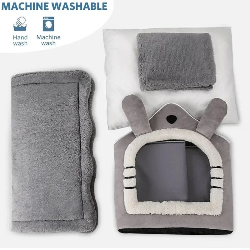 Removable Cushion Pet Den