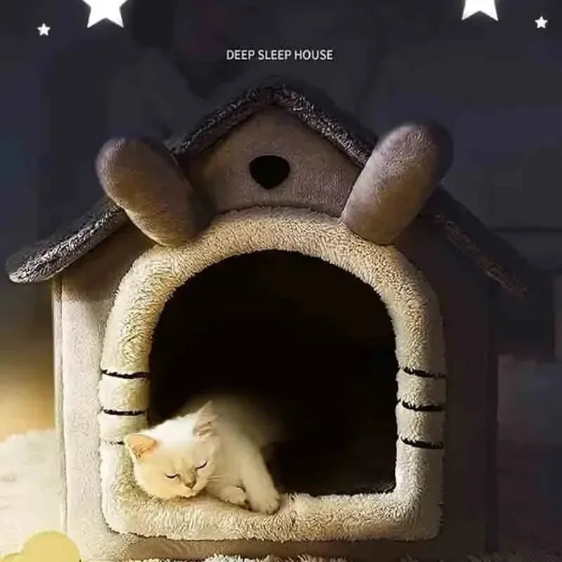 Removable Cushion Pet Den