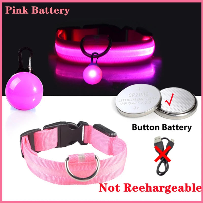 Glowing USB Pet Collar