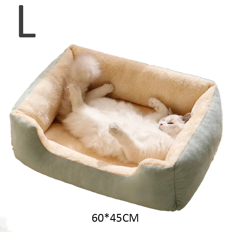 Plush Comfort Cat Bed