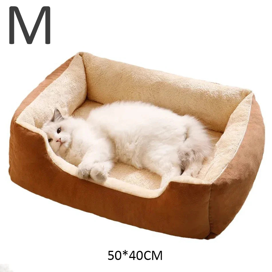Plush Comfort Cat Bed