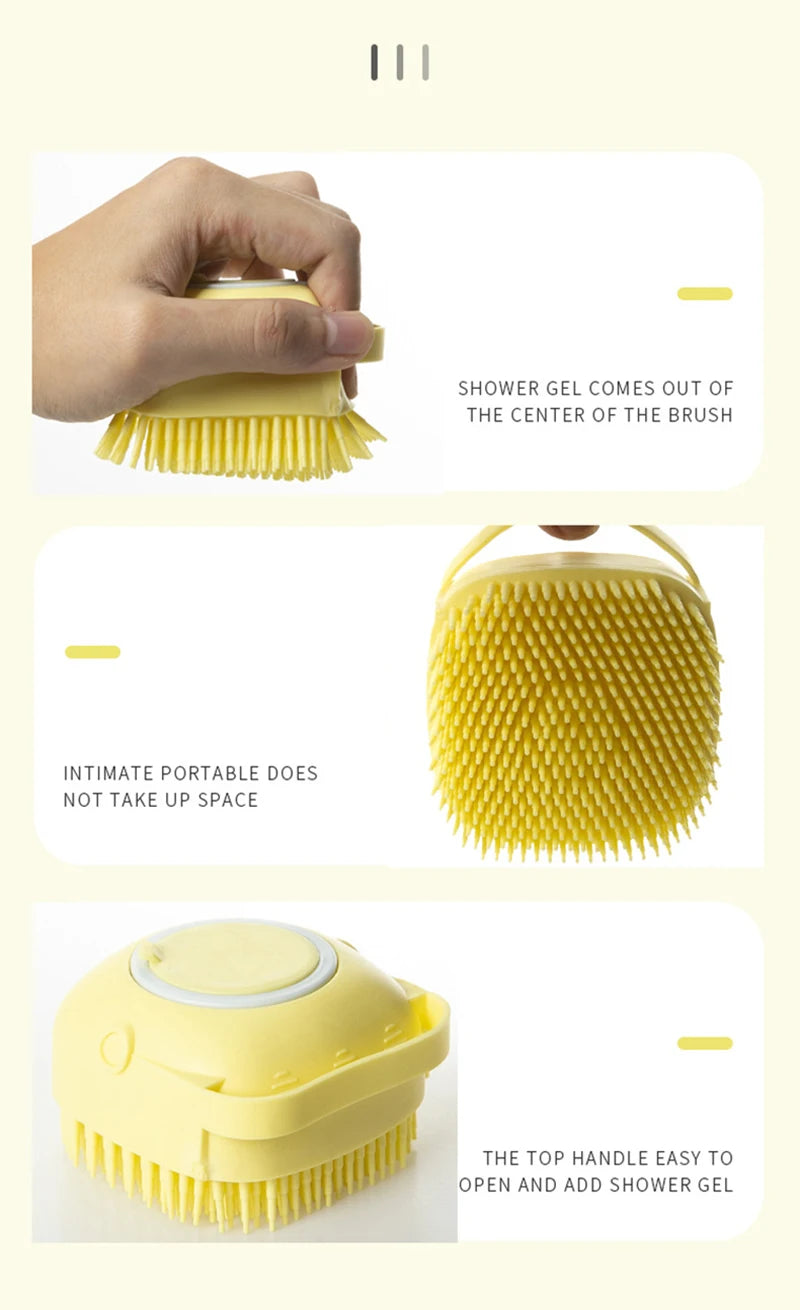 Silicone Pet Bath Brush
