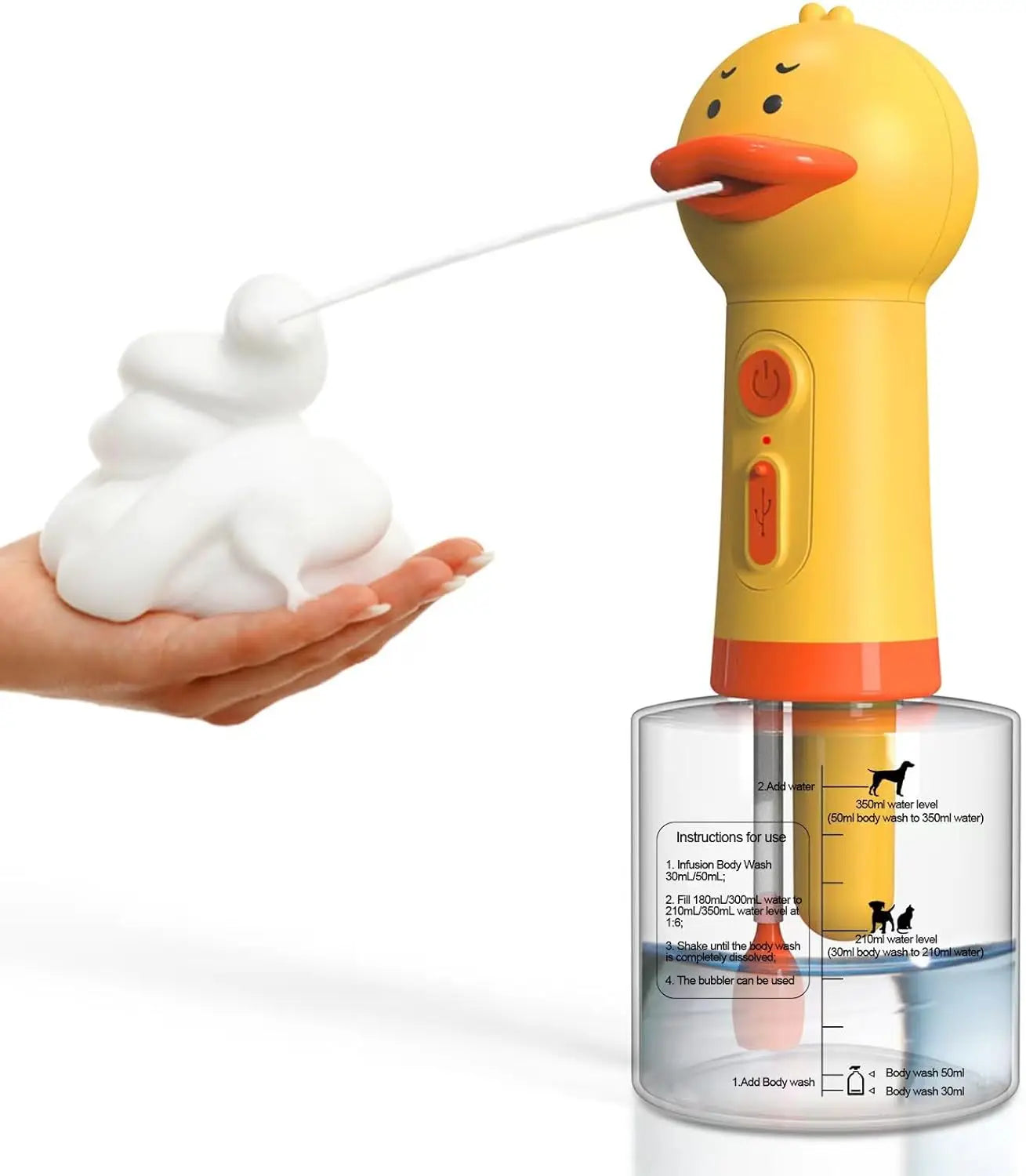 Duck Pet Foam Dispenser