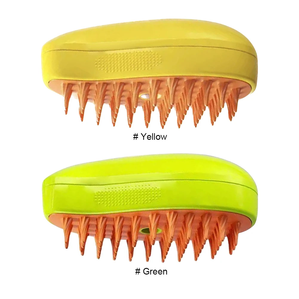 SteamGlow Pet Grooming Brush