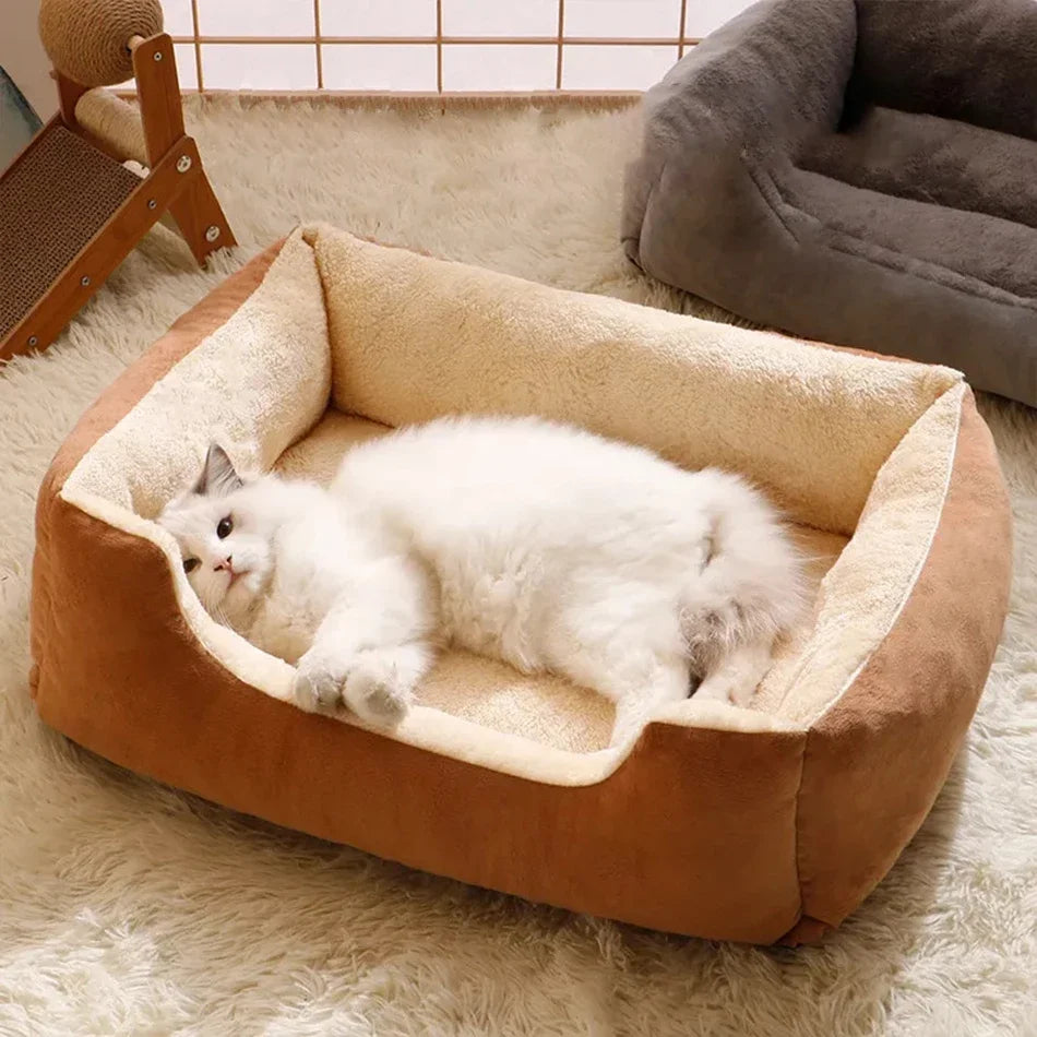 Plush Comfort Cat Bed