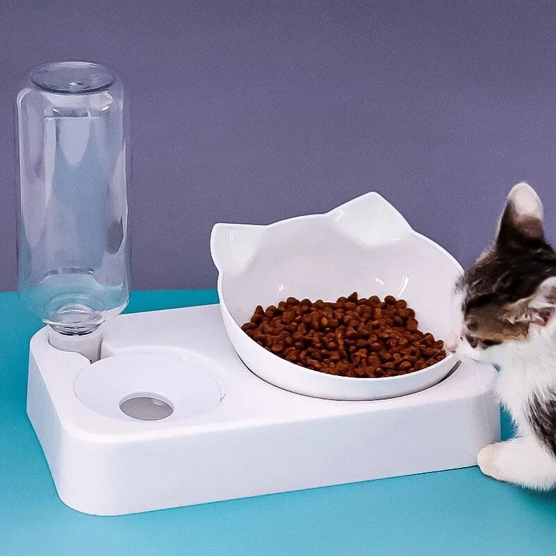ErgoLift Dual Pet Feeder