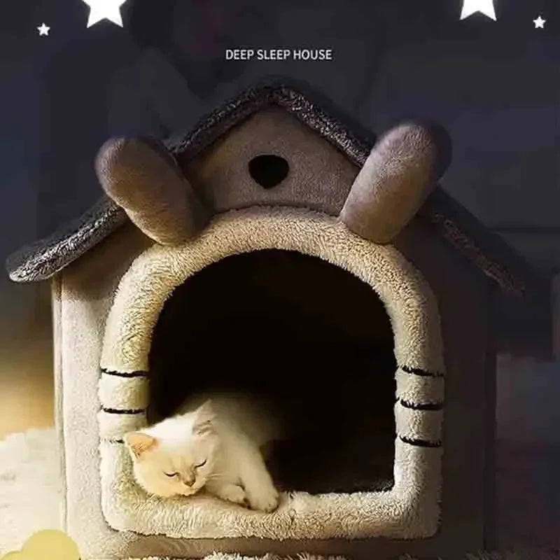 Removable Cushion Pet Den