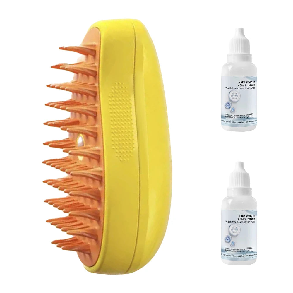 SteamGlow Pet Grooming Brush