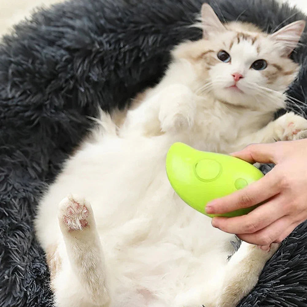 SteamGlow Pet Grooming Brush