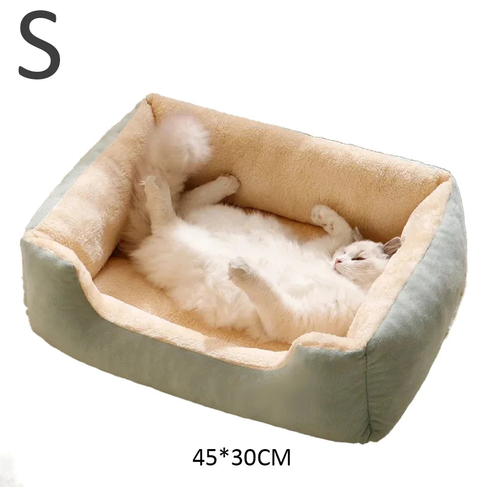 Plush Comfort Cat Bed