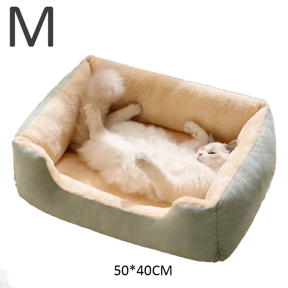 Plush Comfort Cat Bed