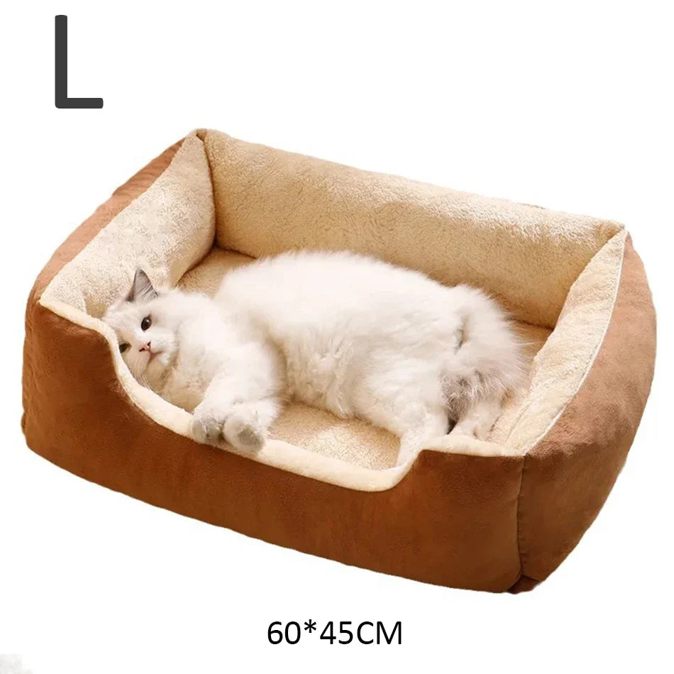 Plush Comfort Cat Bed