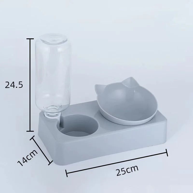 ErgoLift Dual Pet Feeder