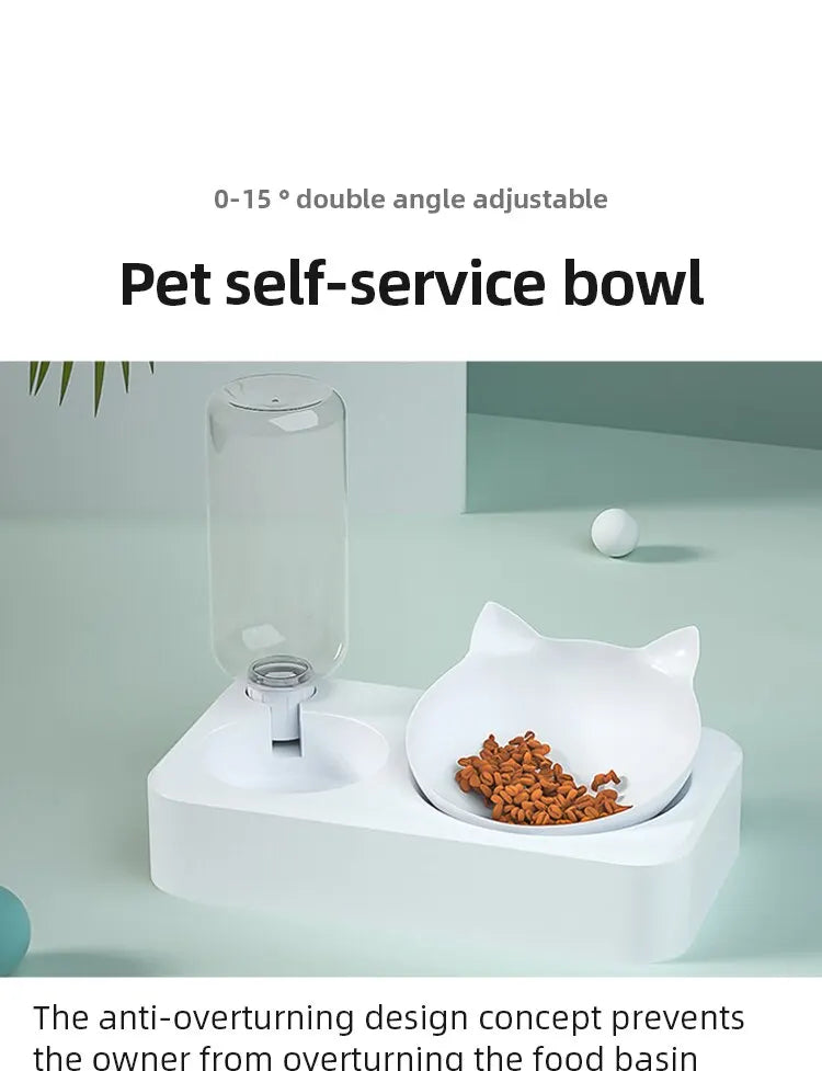 ErgoLift Dual Pet Feeder