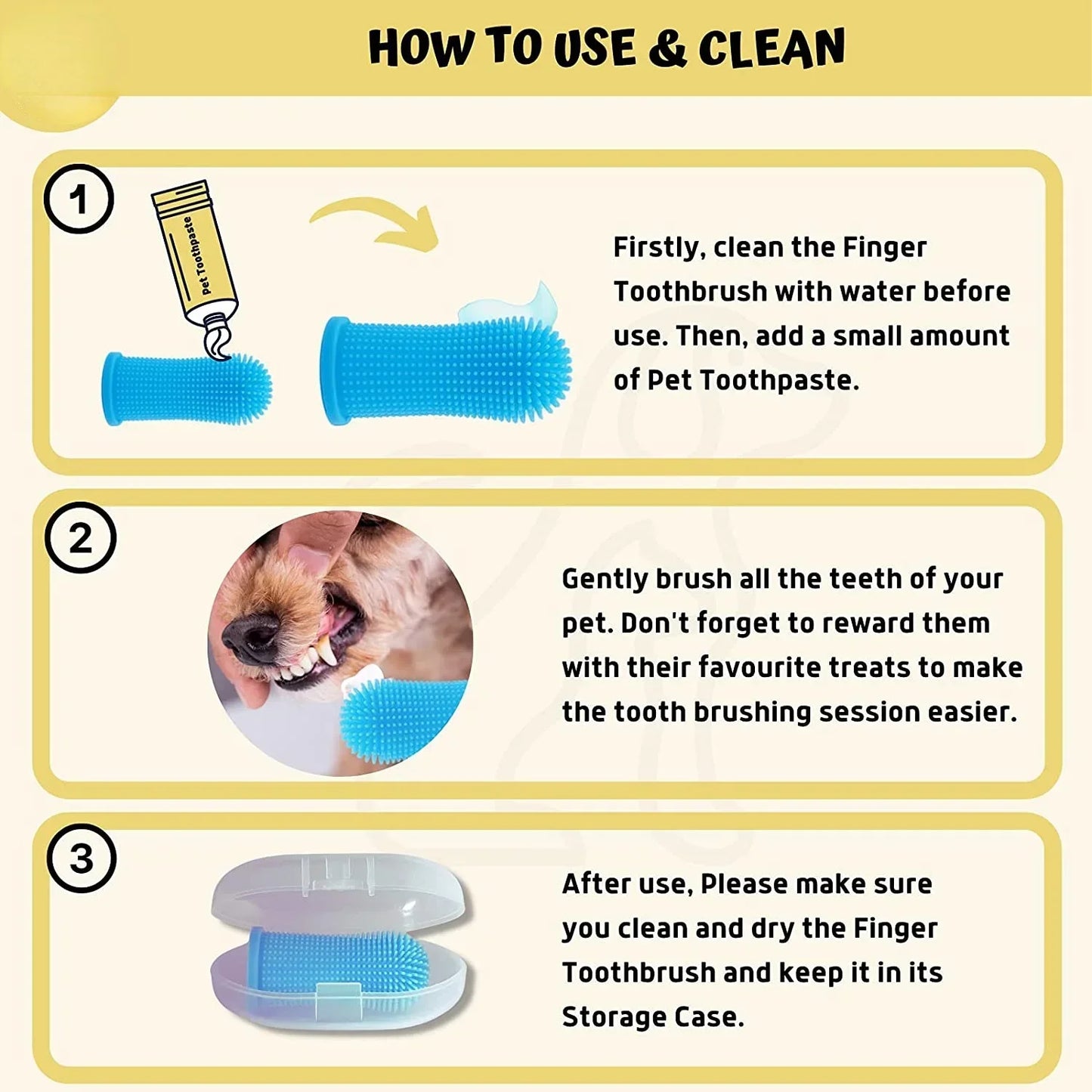 Pet Finger Toothbrush