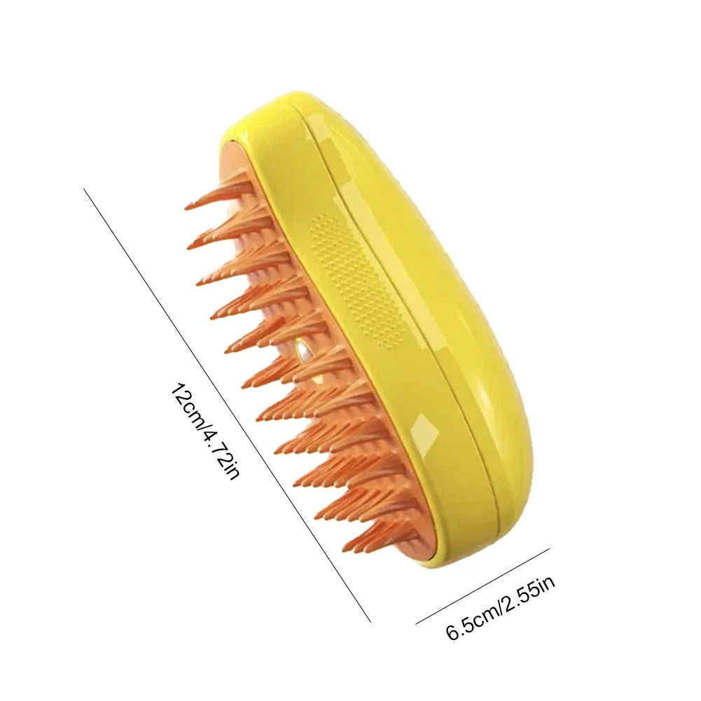 SteamGlow Pet Grooming Brush