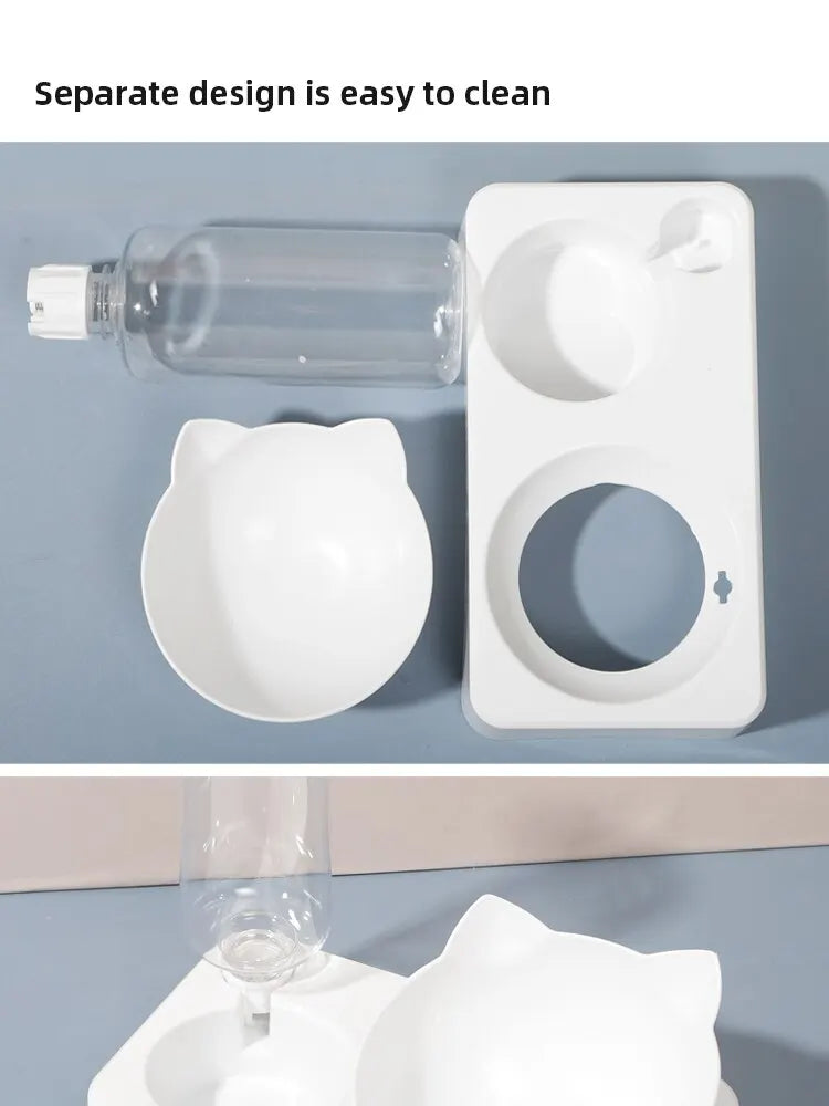 ErgoLift Dual Pet Feeder