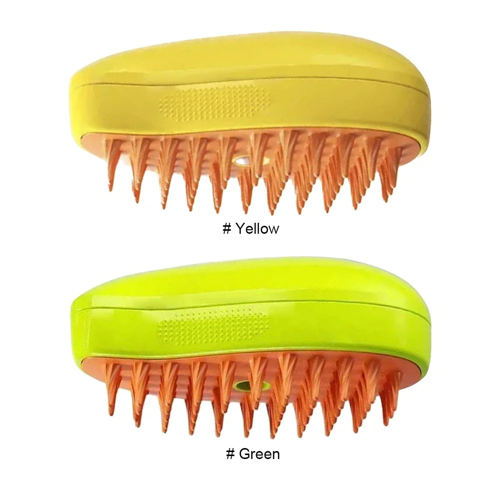 SteamGlow Pet Grooming Brush