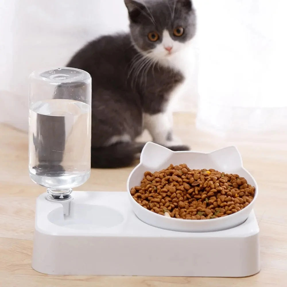 ErgoLift Dual Pet Feeder