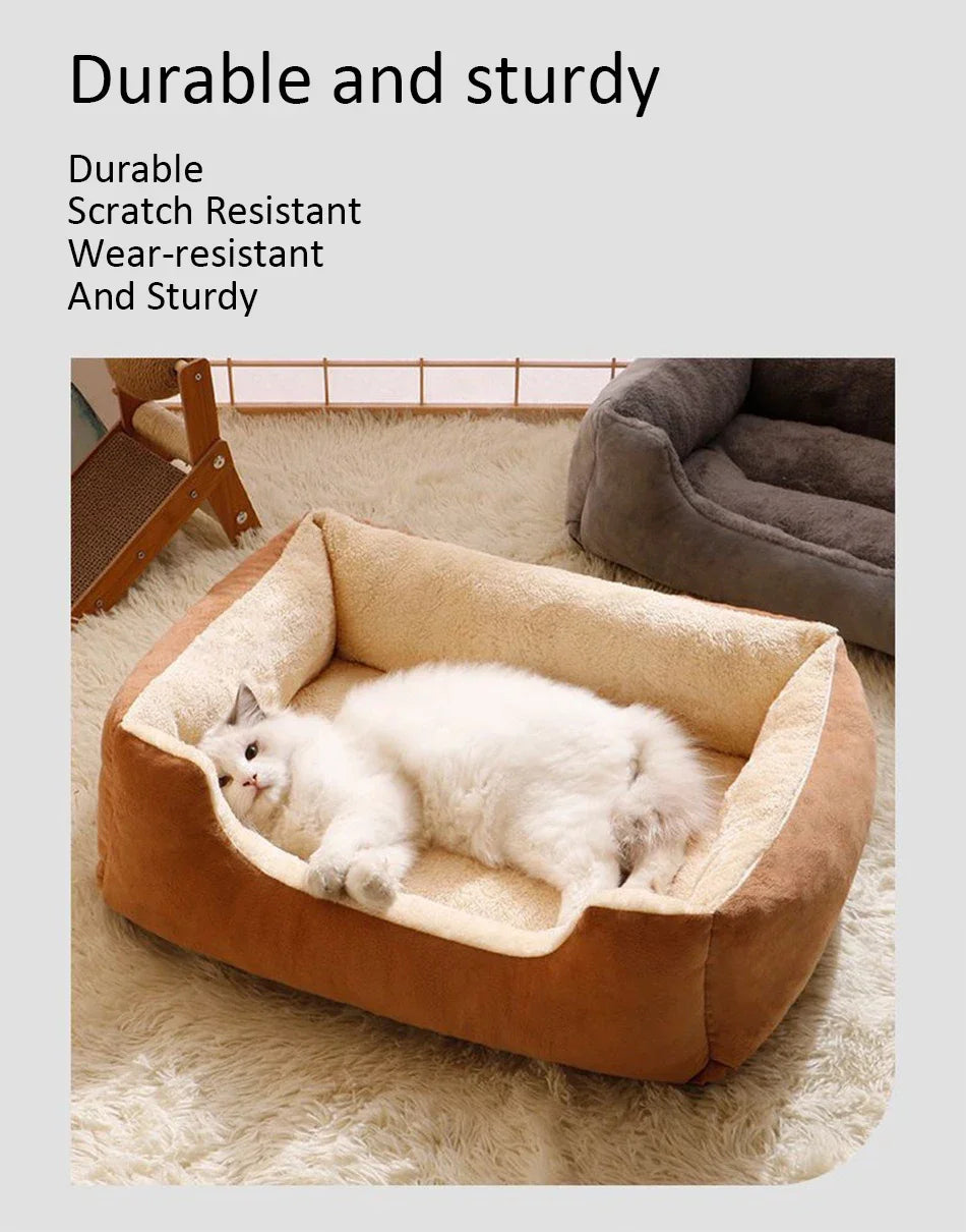Plush Comfort Cat Bed