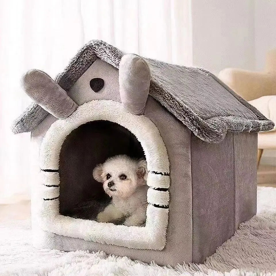 Removable Cushion Pet Den