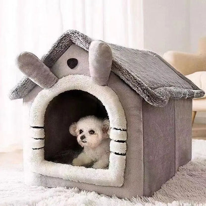 Removable Cushion Pet Den