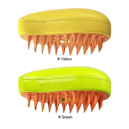 SteamGlow Pet Grooming Brush