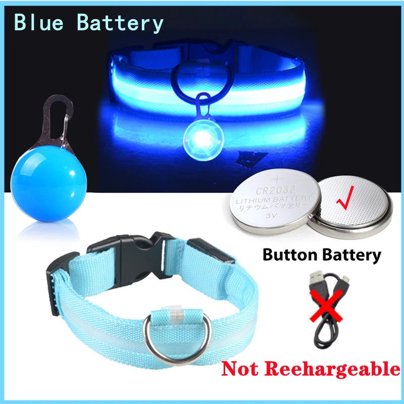 Glowing USB Pet Collar