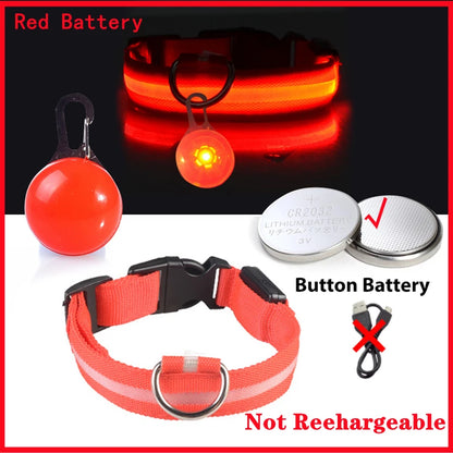 Glowing USB Pet Collar
