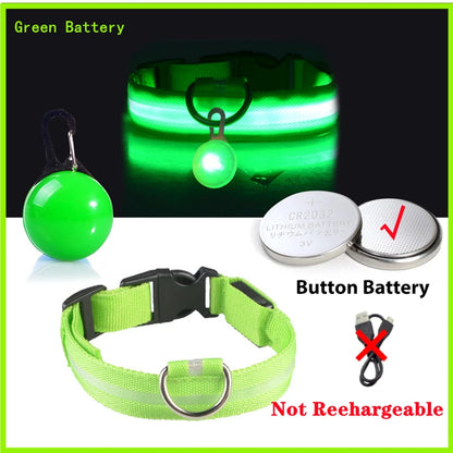 Glowing USB Pet Collar