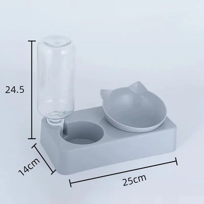ErgoLift Dual Pet Feeder