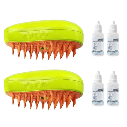 SteamGlow Pet Grooming Brush