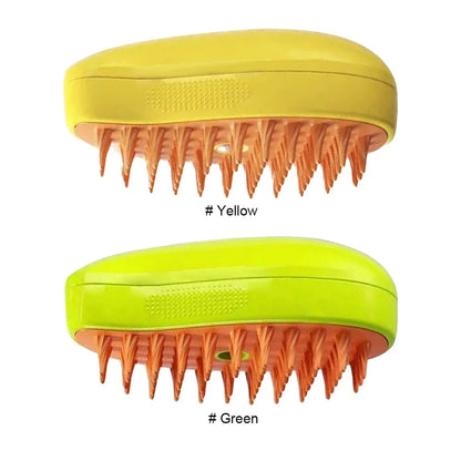 SteamGlow Pet Grooming Brush